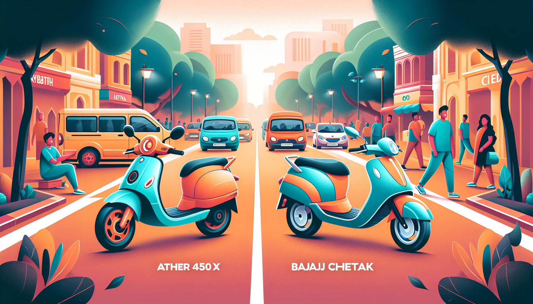 Ather 450X vs Bajaj Chetak Detailed Comparison 2025-2026